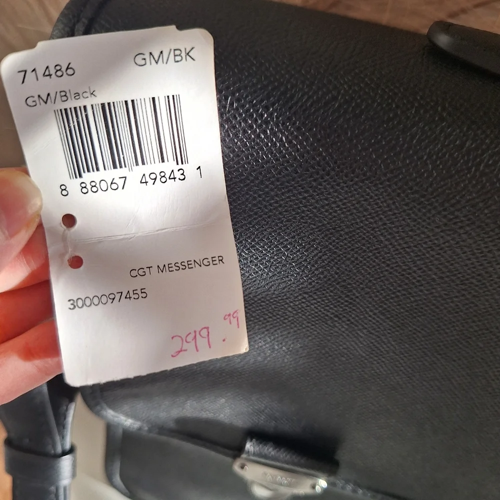 New NWT Coach Men's Leather Briefcase Bag OUT PRINT